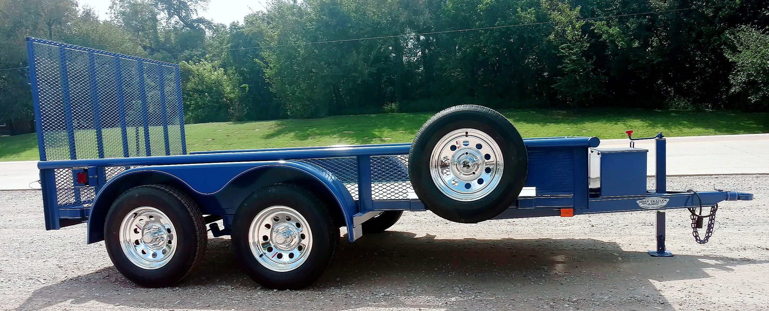 Pipe top utility trailer